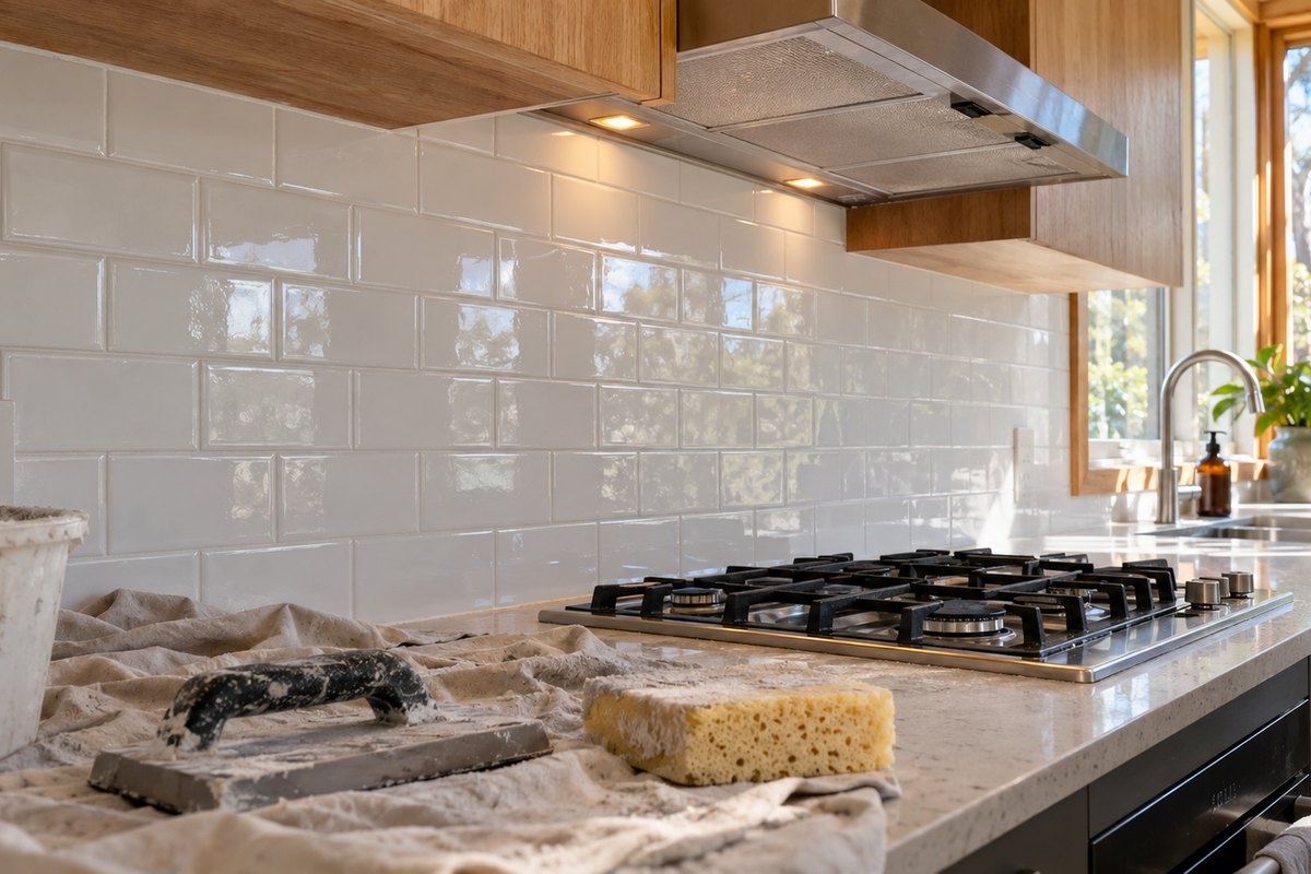Illustrative photo for Kitchen splashbacks and feature walls